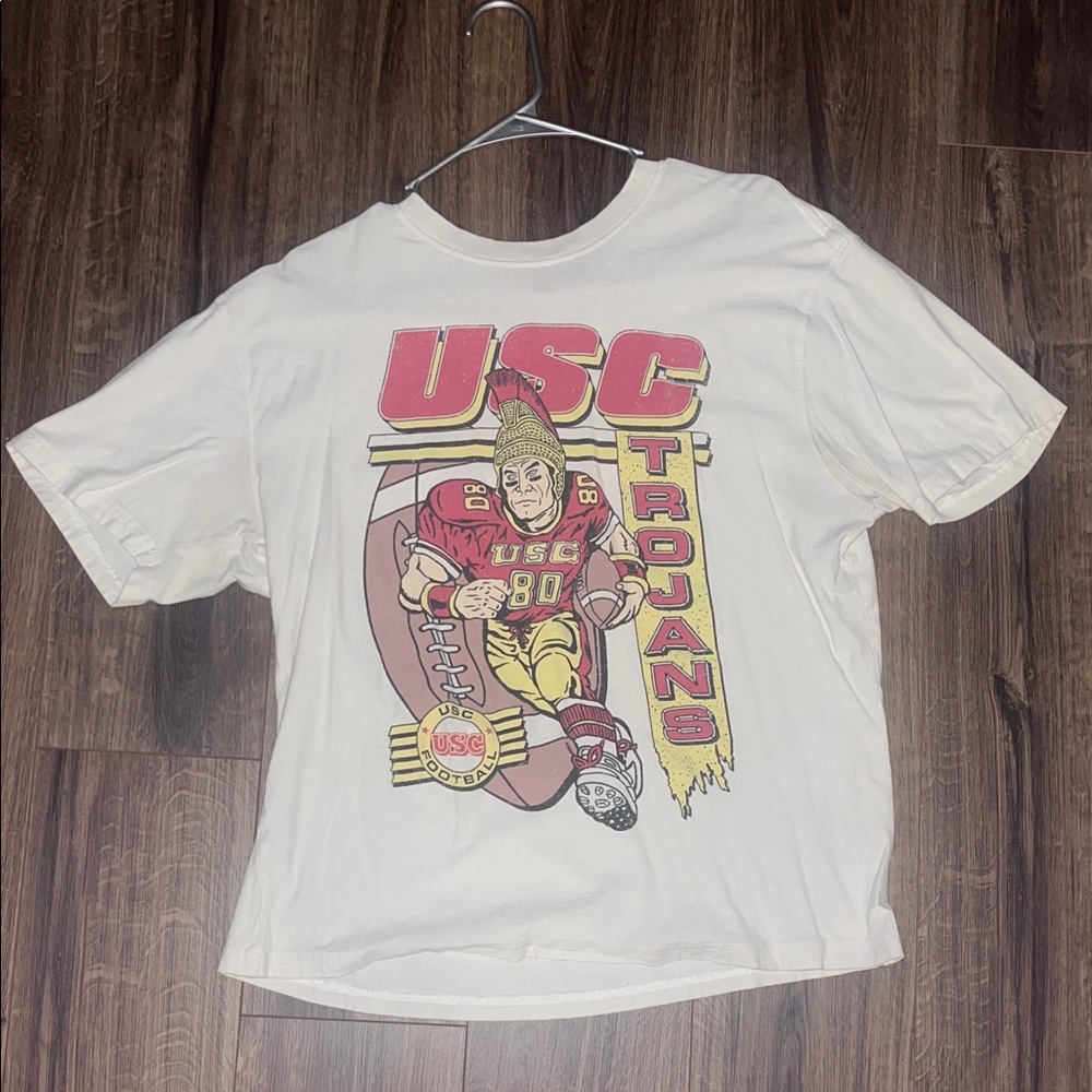 USC Trojans White Graphic T-Shirt